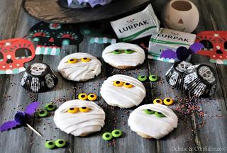 Biscotti mummia Halloween Biscotti all'arancia