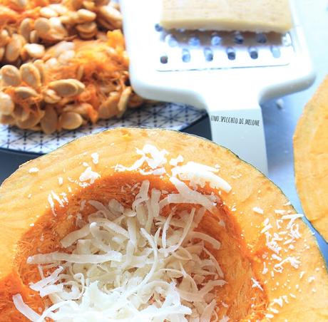 La ZUCCA RIPIENA al FORMAGGIO La ZUCCA RIPIENA al FORMAGGIO