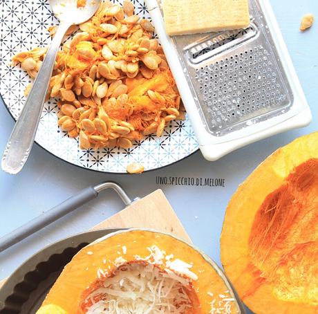 La ZUCCA RIPIENA al FORMAGGIO La ZUCCA RIPIENA al FORMAGGIO