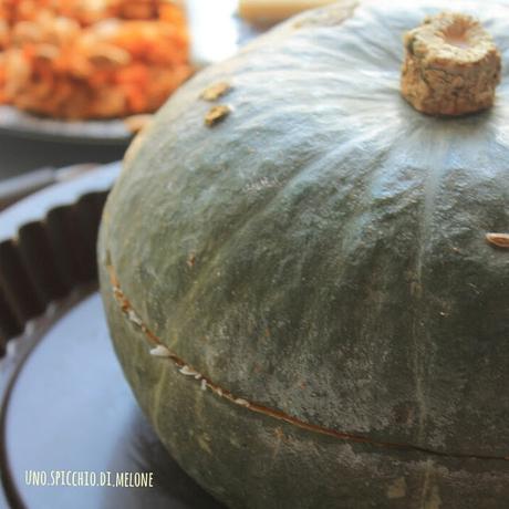 La ZUCCA RIPIENA al FORMAGGIO La ZUCCA RIPIENA al FORMAGGIO