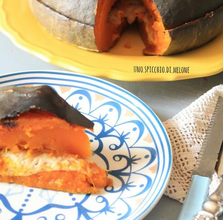 La ZUCCA RIPIENA al FORMAGGIO La ZUCCA RIPIENA al FORMAGGIO