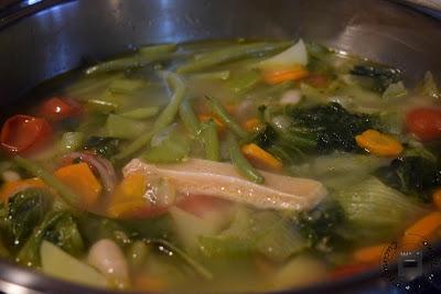 Minestrone di verdura Minestrone di verdura