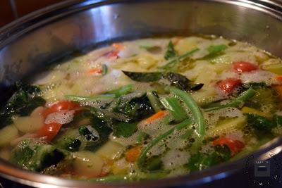 Minestrone di verdura Minestrone di verdura