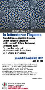 La letteratura e l’inganno – Una presentazione letteraria con Studio83 La letteratura e l’inganno – Una presentazione letteraria con Studio83