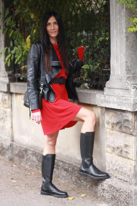 Winter outfit in red Winter outfit in red