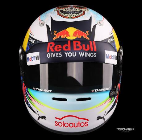 Arai GP-6 D.Ricciardo Mexico 2017 by Jens Munser Designs Arai GP-6 D.Ricciardo Mexico 2017 by Jens Munser Designs