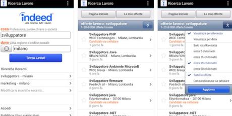 Applicazioni per cercare offerte di lavoro in Italia Applicazioni per cercare offerte di lavoro in Italia