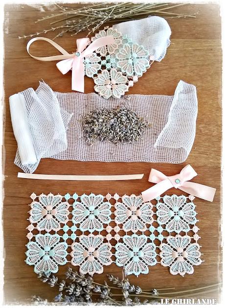 Per lo swap Fiori di Ispirazioni&Co sacchetti di lavanda e ghirlanda-cornice Per lo swap Fiori di Ispirazioni&Co sacchetti di lavanda e ghirlanda-cornice