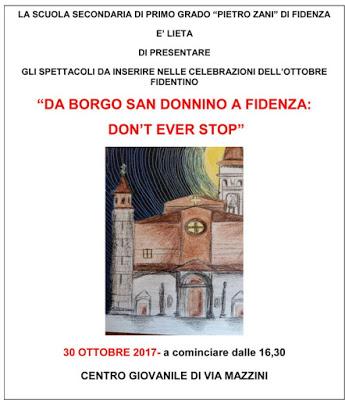 “Don’t ever stop” La Scuola Media Zani non si ferma mai “Don’t ever stop” La Scuola Media Zani non si ferma mai