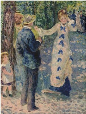 Schema punto croce: L'altalena (Renoir) Schema punto croce: L'altalena (Renoir)