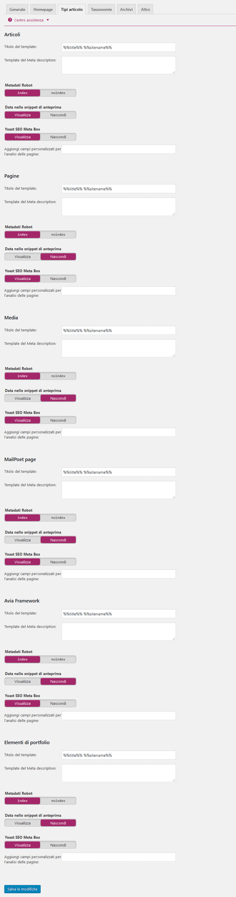 Yoast SEO: Guida in Italiano per configurare efficacemente il Plugin Yoast SEO: Guida in Italiano per configurare efficacemente il Plugin