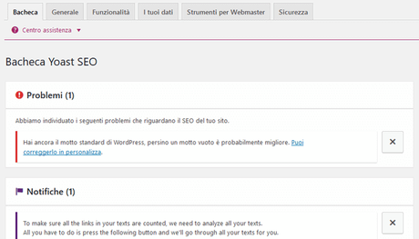 Yoast SEO: Guida in Italiano per configurare efficacemente il Plugin Bacheca di Yoast SEO.