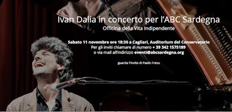 Ivan Dalia: il pianista cieco a Cagliari Ivan Dalia: il pianista cieco a Cagliari