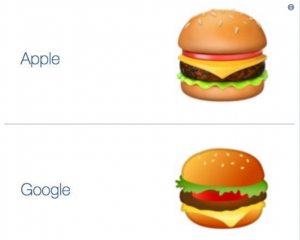 Google, Apple, una questione di cheeseburger google