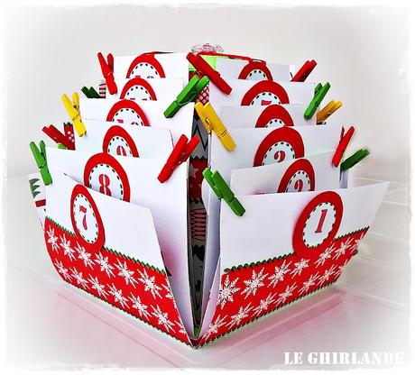 calendario avvento cartoncino calendario explosion box avvento