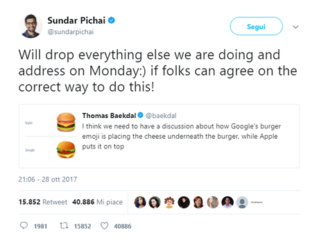 La priorità di Google è trovare l'hamburger perfetto! La priorità di Google è trovare l'hamburger perfetto!