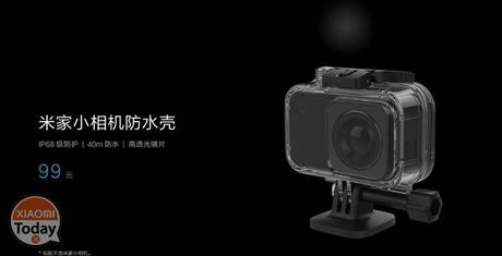Ecco gli accessori ufficiali per la Mijia Mini Action Cam 4K: gimbal e case waterproof mijia