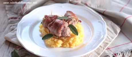 Uccellini scappati e polenta Ricetta ucellini scappati e polenta