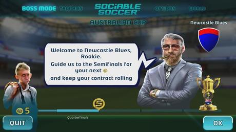 Sociable Soccer, Prime Impressioni Sociable Soccer, Prime Impressioni
