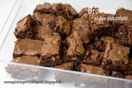 Brownies al doppio cioccolato senza glutine (di Martha Stewart) Brownies al doppio cioccolato senza glutine (di Martha Stewart)