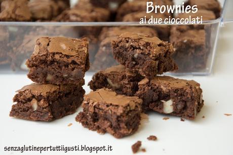 Brownies al doppio cioccolato senza glutine (di Martha Stewart) Brownies al doppio cioccolato senza glutine (di Martha Stewart)
