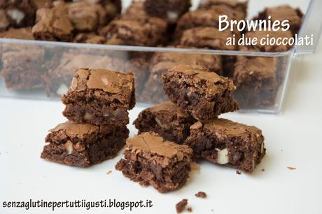 Brownies al doppio cioccolato senza glutine (di Martha Stewart) Brownies al doppio cioccolato senza glutine (di Martha Stewart)