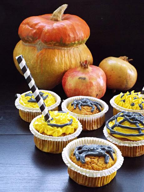 Muffins alla zucca per Halloween Muffins alla zucca per Halloween