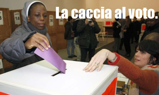 La caccia al voto. La caccia al voto.