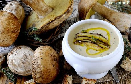 Vellutata di Funghi Porcini e Patate Vellutata di Funghi Porcini e Patate