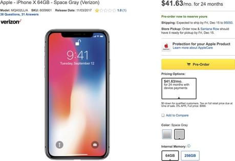 Best Buy ha sospeso le vendite a prezzo pieno di iPhone X, iPhone 8 e 8 Plus in seguito alle critiche per la maggiorazione di 100 dollari - Notizia Best Buy ha sospeso le vendite a prezzo pieno di iPhone X, iPhone 8 e 8 Plus in seguito alle critiche per la maggiorazione di 100 dollari - Notizia