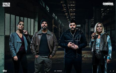 I protagonisti di Gomorra – La serie nella campagna Sky anti-spoiler I protagonisti di Gomorra – La serie nella campagna Sky anti-spoiler