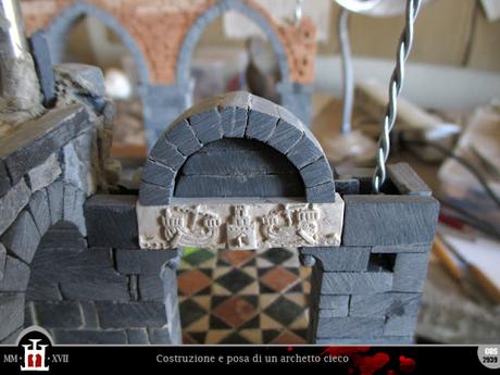 Costruzione 221: Porta del salone (1) - la muratura Costruzione 221: Porta del salone (1) - la muratura