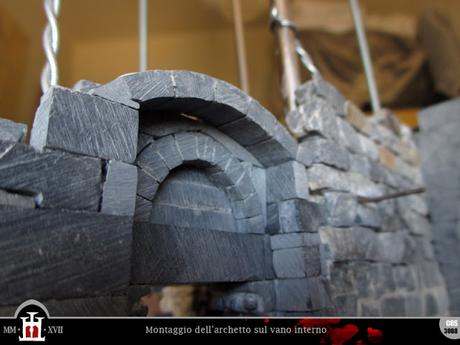 Costruzione 221: Porta del salone (1) - la muratura Costruzione 221: Porta del salone (1) - la muratura