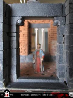 Costruzione 221: Porta del salone (1) - la muratura Costruzione 221: Porta del salone (1) - la muratura