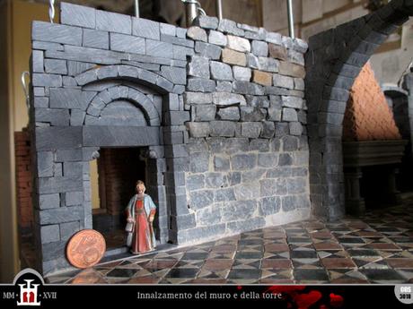 Costruzione 221: Porta del salone (1) - la muratura Costruzione 221: Porta del salone (1) - la muratura