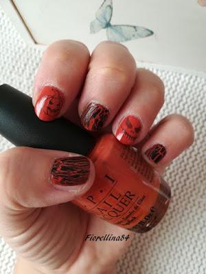 Stamping e nail art di Halloween by Nurbesten Stamping e nail art di Halloween by Nurbesten