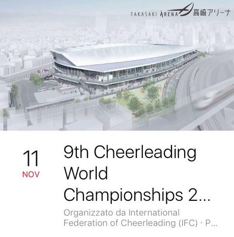 L’Italia ai campionati mondiali di cheerleading arena_takasaki