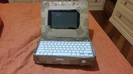 Homemade Pc Laptop Out Of Cardboard Homemade Pc Laptop Out Of Cardboard