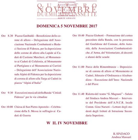 Il quattro novembre nel ricordo di Caporetto Il quattro novembre nel ricordo di Caporetto