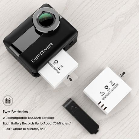 L’Action Camera 4K DBPOWER disponibile su Amazon a 75,99 euro L’Action Camera 4K DBPOWER disponibile su Amazon a 75,99 euro