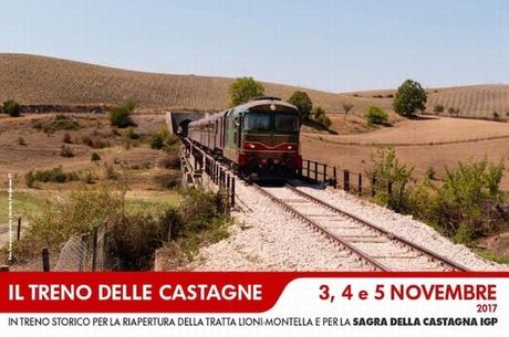 Il Treno storico delle Castagne e la Sagra a Montella (AV) Il Treno storico delle Castagne e la Sagra a Montella (AV)