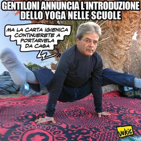 Marco Vukic – Gentiloni fa l’indiano Marco Vukic – Gentiloni fa l’indiano
