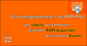 Una semplice tabella per rimanere aggiornati sullo sviluppo delle ROM Xiaomi rom-xiaomi-device-redmi-mi-tabella