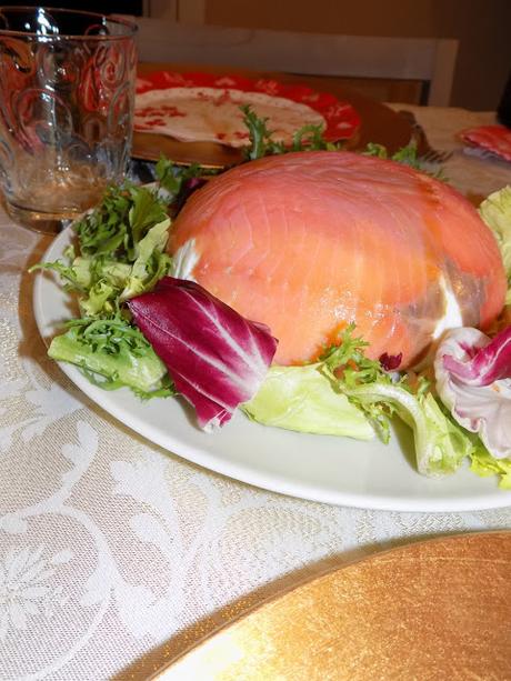 Cupola di salmone con....sorpresa! Cupola di salmone con....sorpresa!