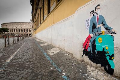 Titti, Fellini, Loren, Pasolini, Papa Francesco: la street art di Roma contro l'inquinamento da diesel Titti, Fellini, Loren, Pasolini, Papa Francesco: la street art di Roma contro l'inquinamento da diesel