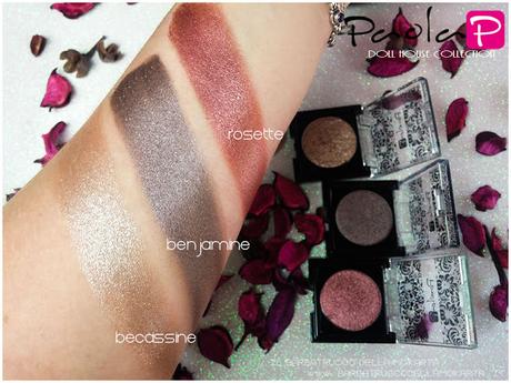 eyeshadow ombretti paolaP doll house becassine benjamine rosette swatches eyeshadow ombretti paolaP doll house becassine benjamine rosette swatches