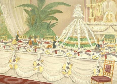 Decorating a Victorian Buffet Table. Decorating a Victorian Buffet Table.