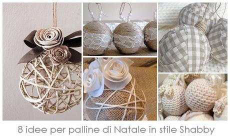 Blogmas #3 - 8 idee per palline di Natale Shabby Blogmas #3 - 8 idee per palline di Natale Shabby