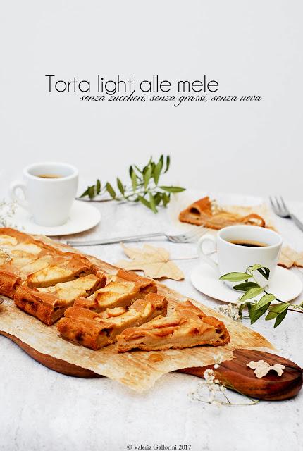 Torta light alle mele | SENZA grassi SENZA zucchero SENZA uova Torta light alle mele | SENZA grassi SENZA zucchero SENZA uova