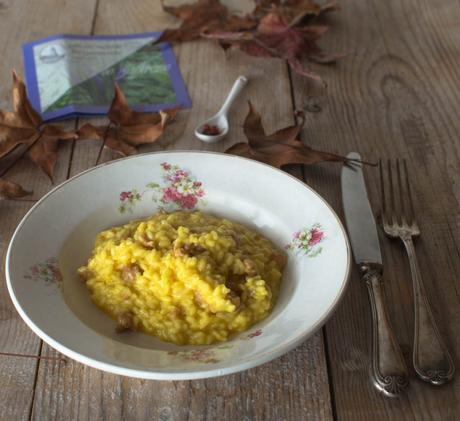 RISOTTO CON TASTASAL,ZAFFERANO MANTECATO AL MORLACCO RISOTTO CON TASTASAL,ZAFFERANO MANTECATO AL MORLACCO